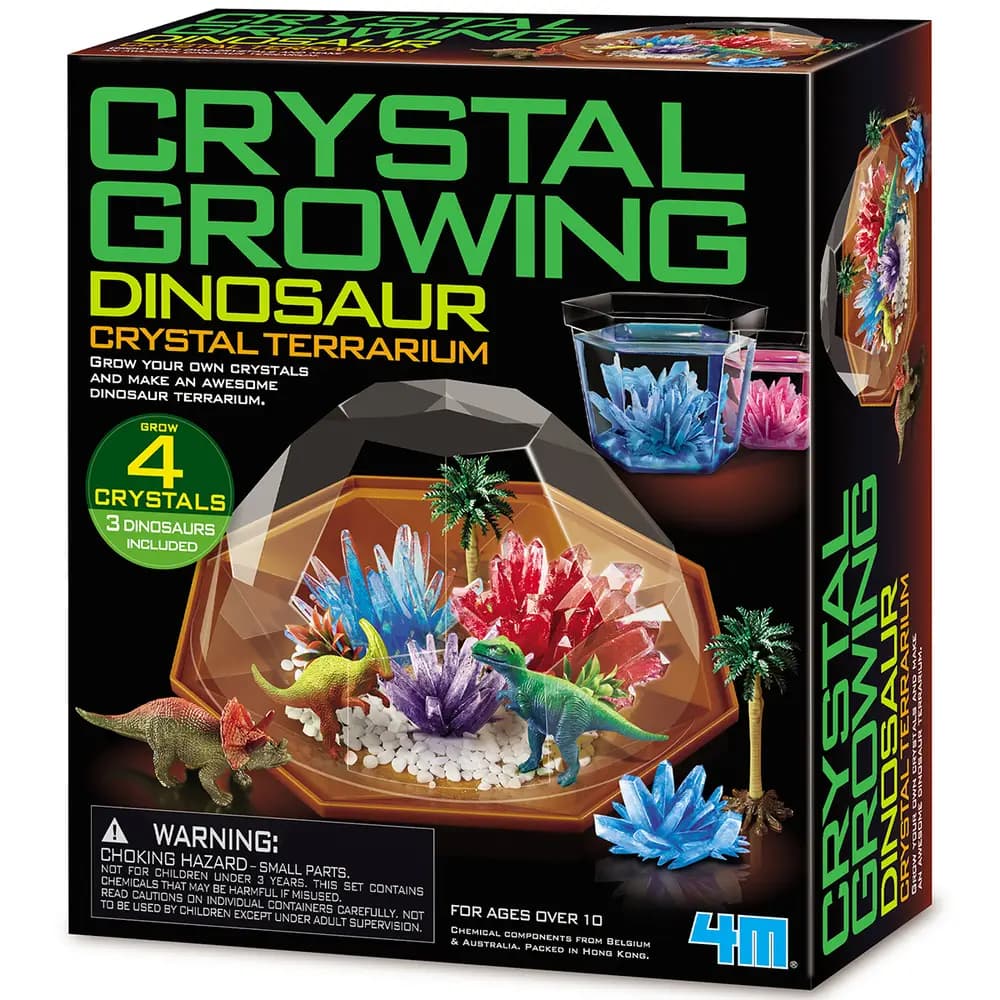 4M - Crystal Growing - Dinosaur Crystal Terrarium