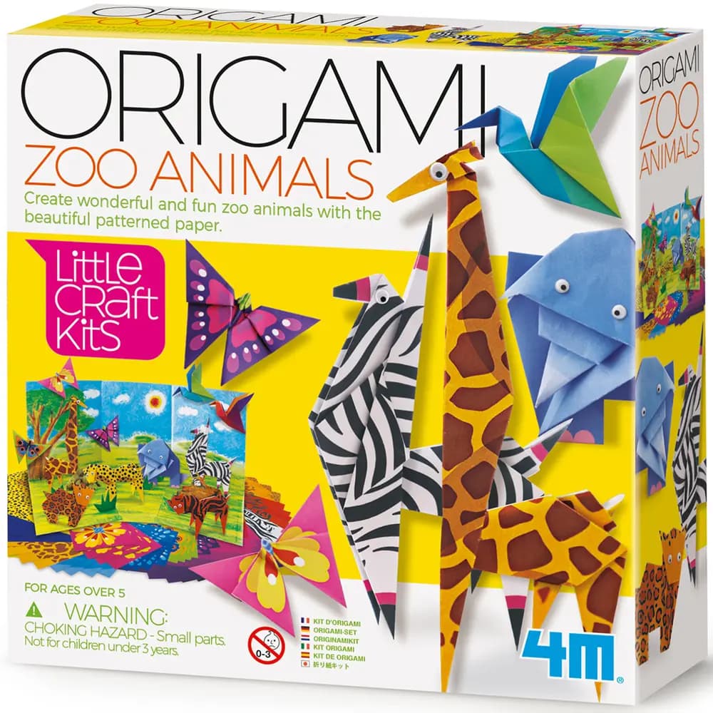 4M - Little Craft Kits - Origami Zoo Animals