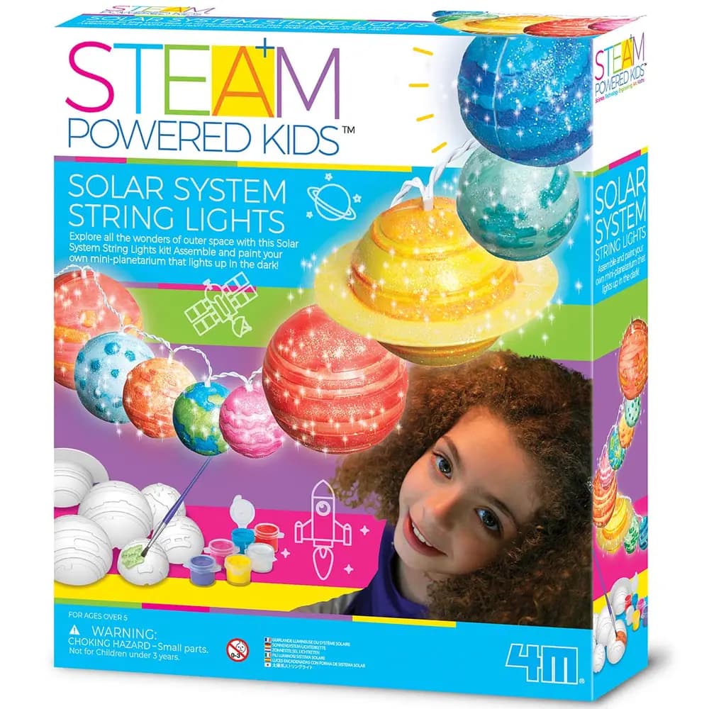 4M - Steam Powered Kids - Solar System String Lights