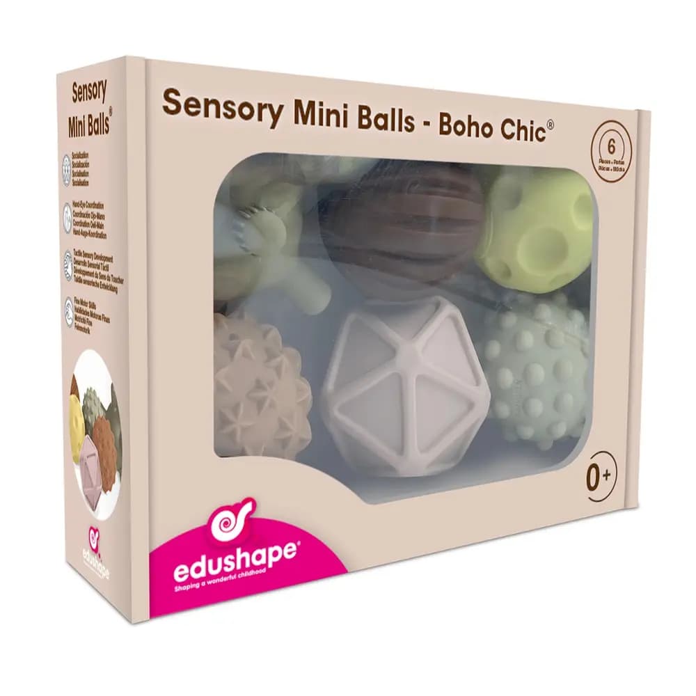 EDUSHAPE - Sensory Mini Balls - Boho Chic (6 Piece)
