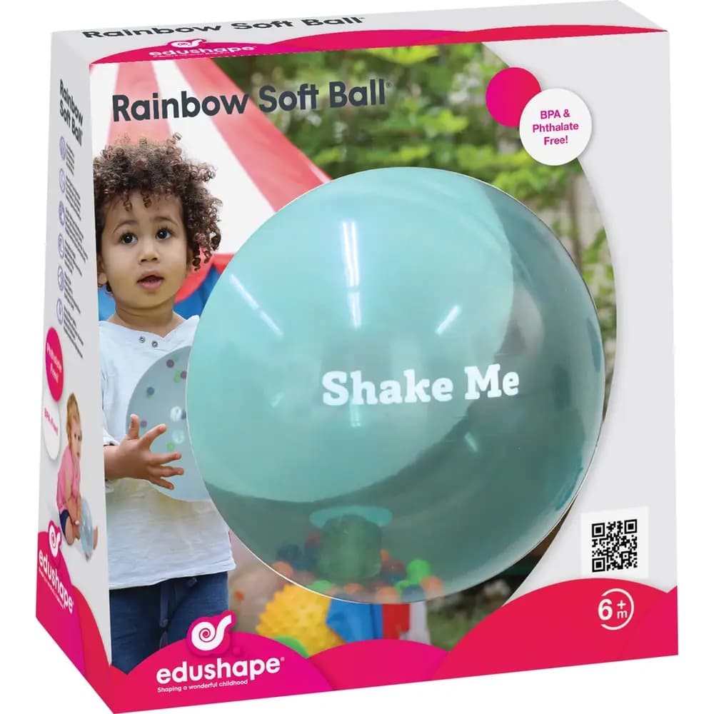 EDUSHAPE - Rainbow Soft Ball Inflated