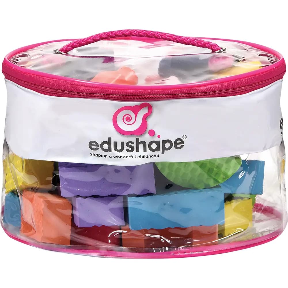 EDUSHAPE - Textured Blocks - In PVC (30 Piece)