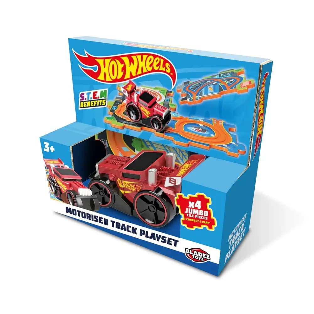 HOT WHEELS - Motorised Track Playset (4 Piece)
