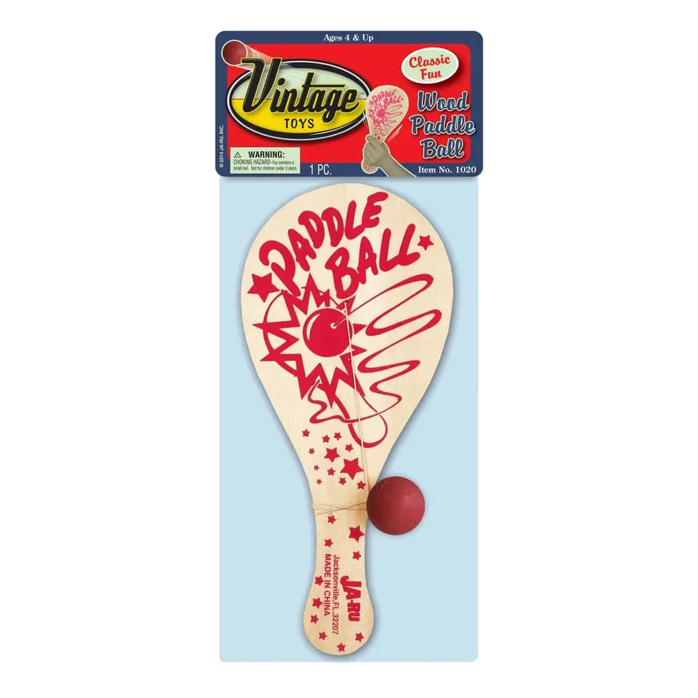 JA-RU - Vintage Wood Paddleball