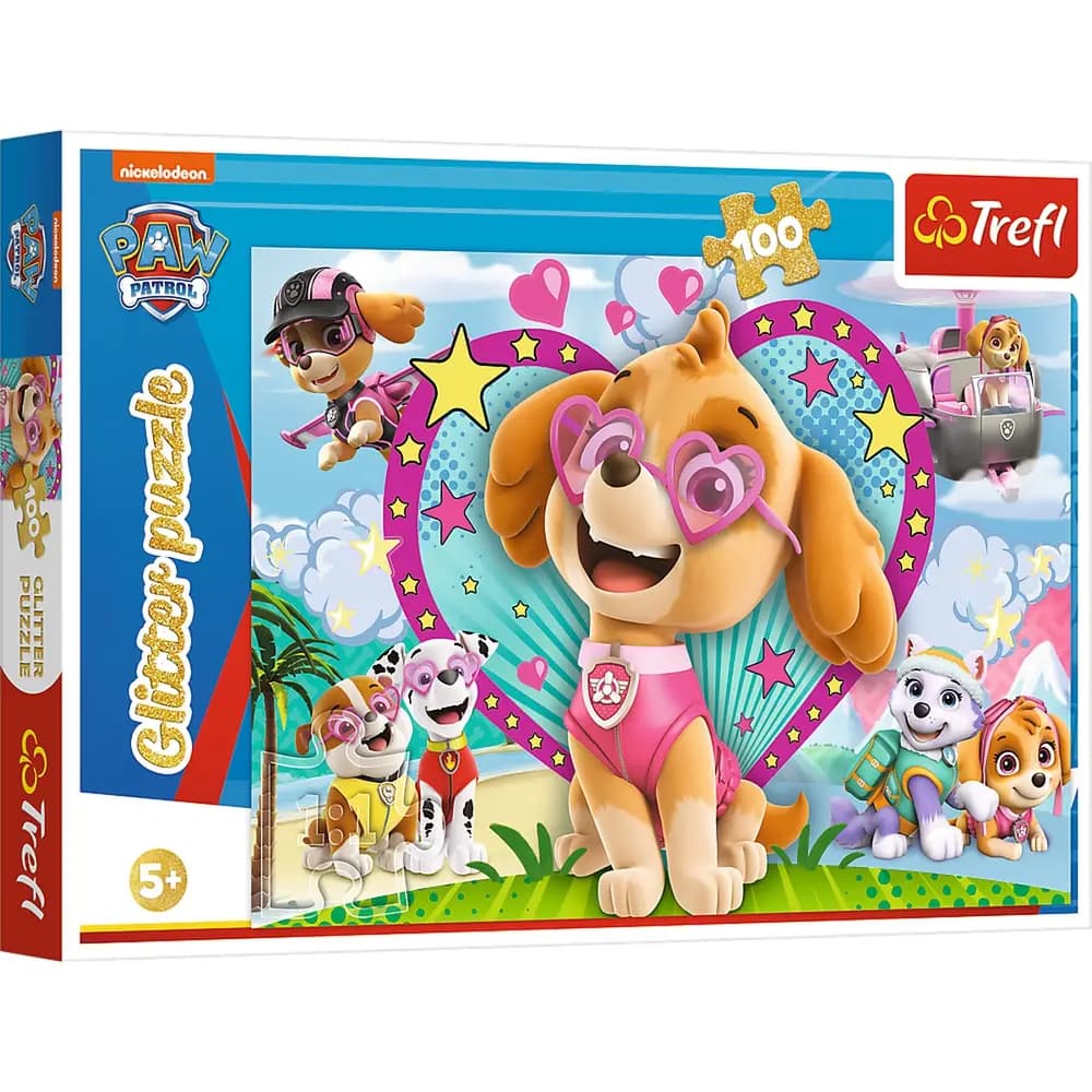Trefl Puzzles 100 Glitter glow of skye