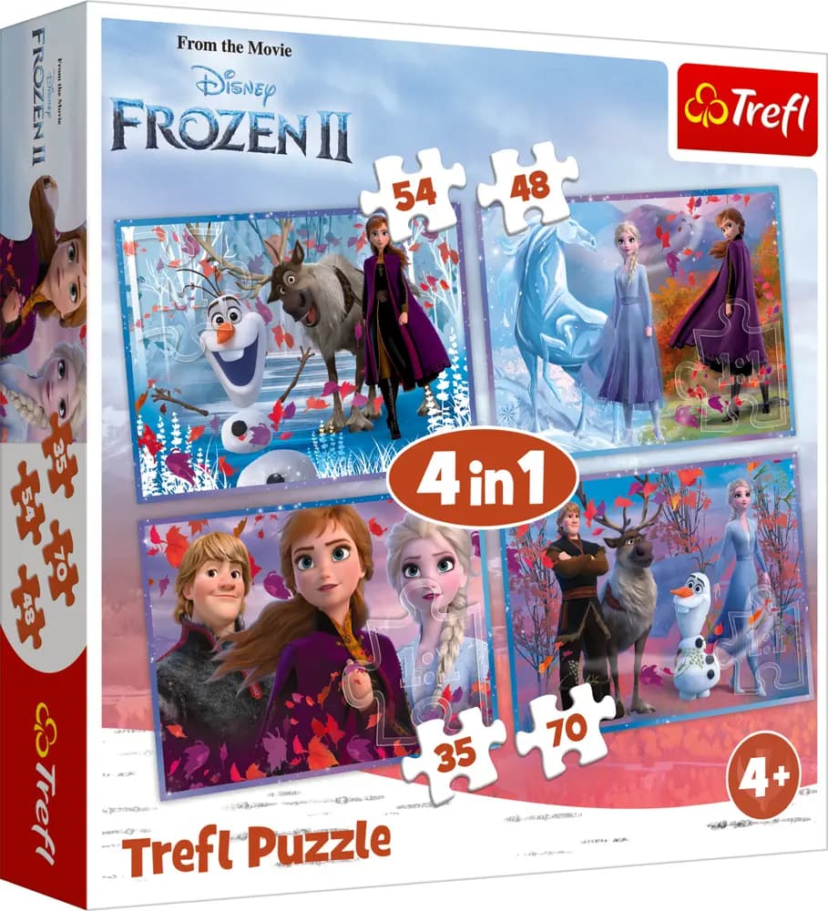 Trefl Puzzles 4 in 1 Disney frozen 2