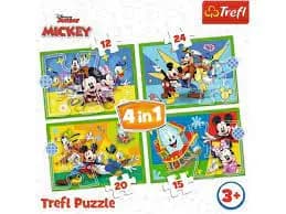 Trefl Puzzles 4 in 1 Among the friends