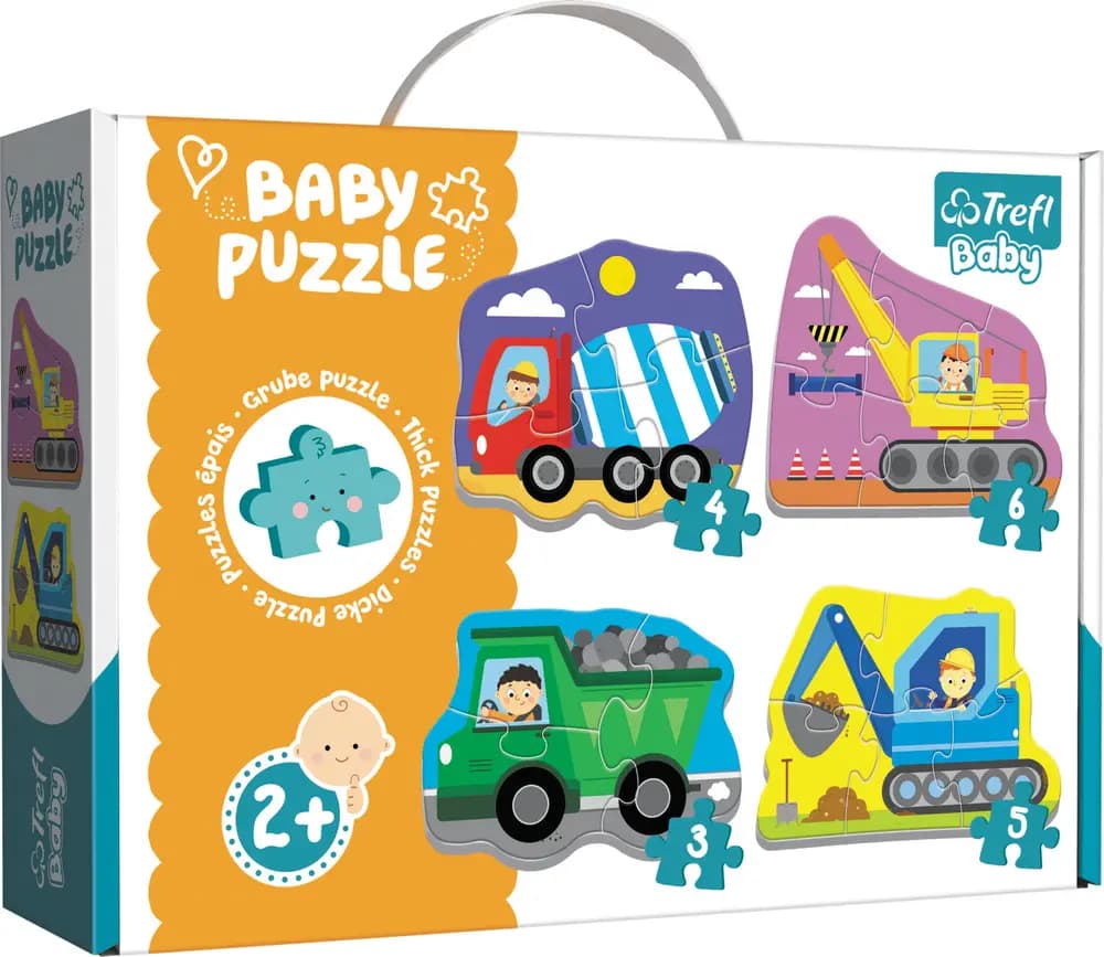Trefl Puzzles Baby - Vehicles on Site