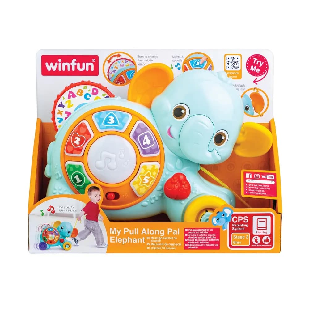 WINFUN - My Pull Along Pal Elephant