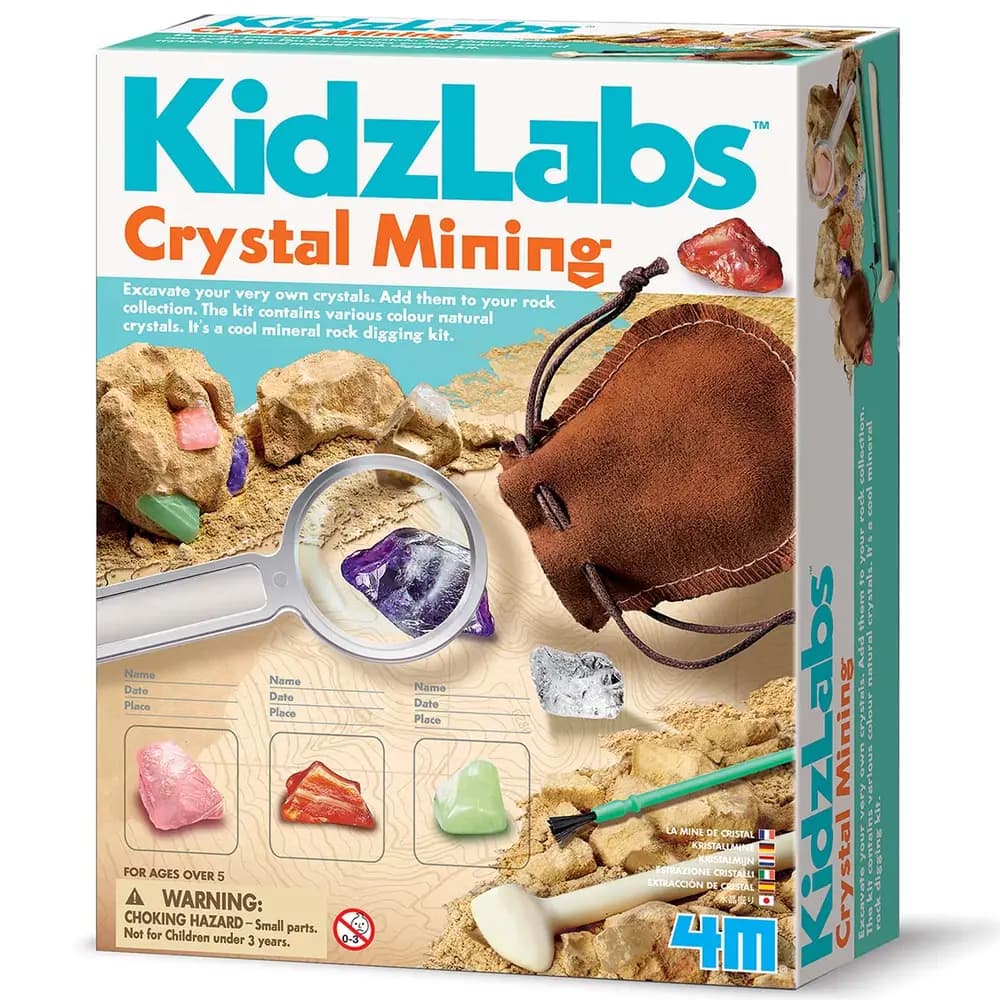 4M - KidzLabs - Crystal Mining Kit
