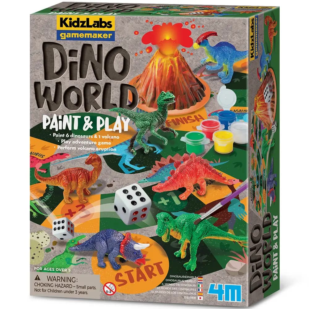 4M - KidzLabs - Dino World Paint & Play