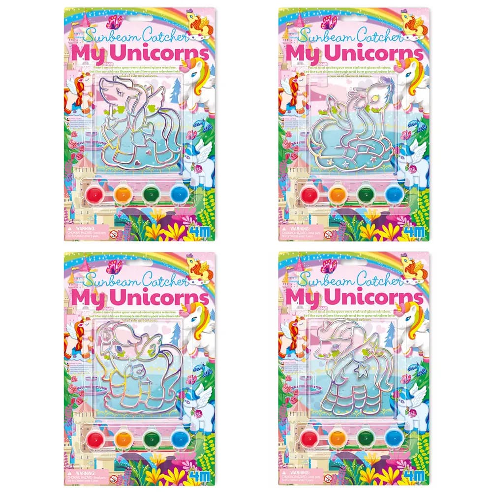 4M - Unicorn Sunbeam Catcher (4 Styles Assorted)