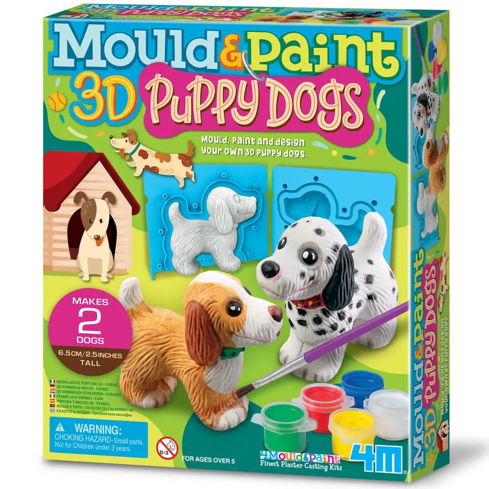 4M - Mould & Paint - 3D Puppy Dogs