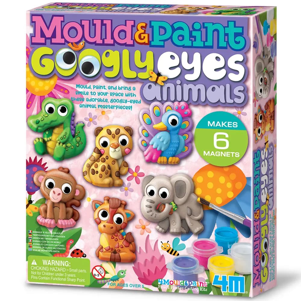 4M - Mould & Paint - Googly Eyes Animals