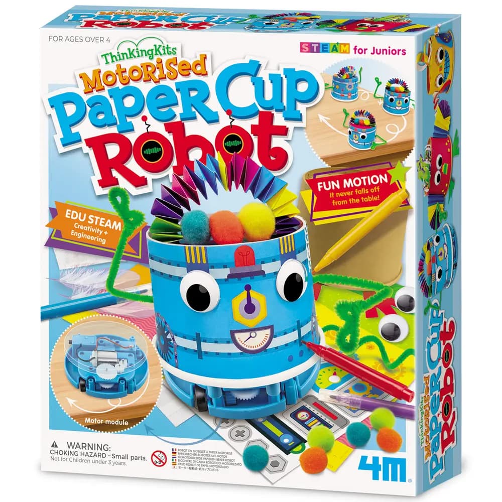 4M - ThinkingKits - Motorised Paper Cup Robot