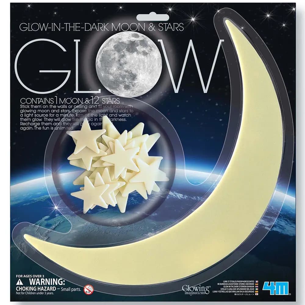 4M - Glow-In-The-Dark Moon & Stars