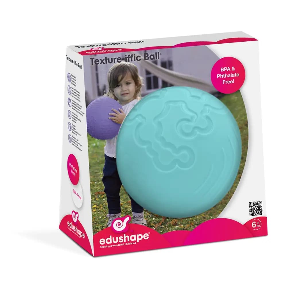 EDUSHAPE - Texture-Iffic Ball (Light Blue)