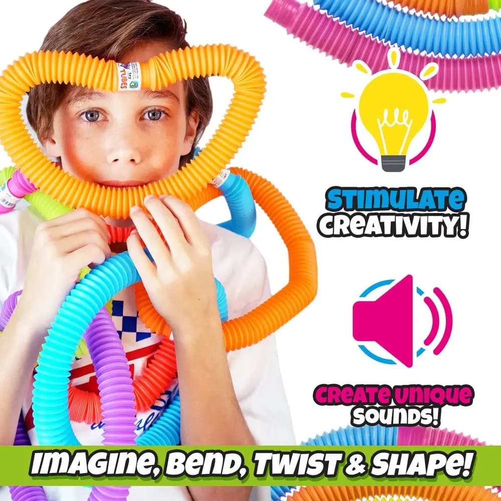 JA-RU - Pop & Play Light-Up Tubes (3-Pack)