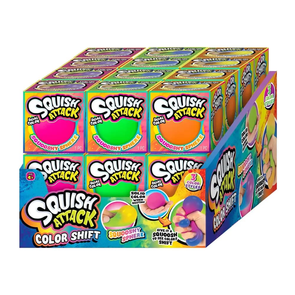 JA-RU - Squish Attack Color Squooshy Sphere