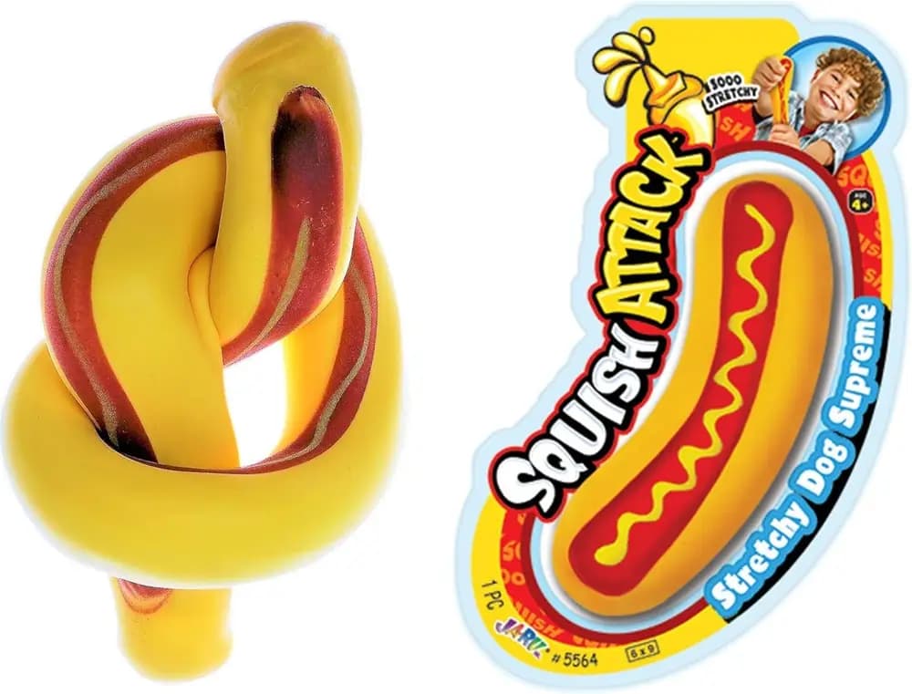 JA-RU - Squish Attack Stretchy Dog Supreme Squeeze Toy