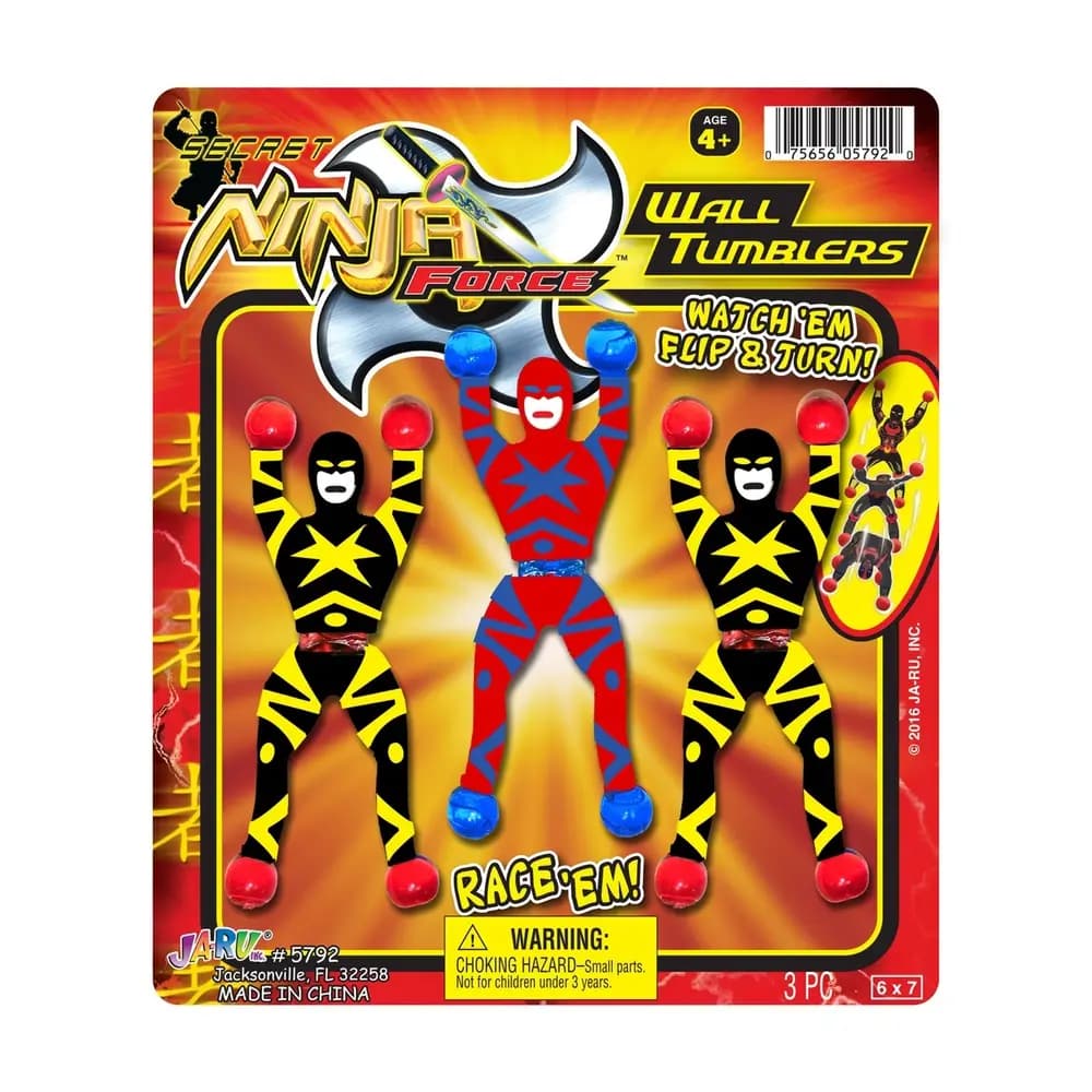 JA-RU - Ninja Wall Tumblers (3-Pack)