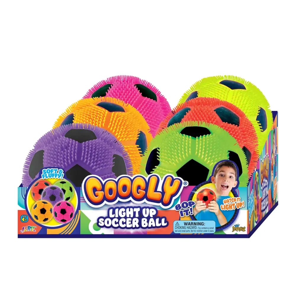 JA-RU - Googly Light-Up Soccer Ball