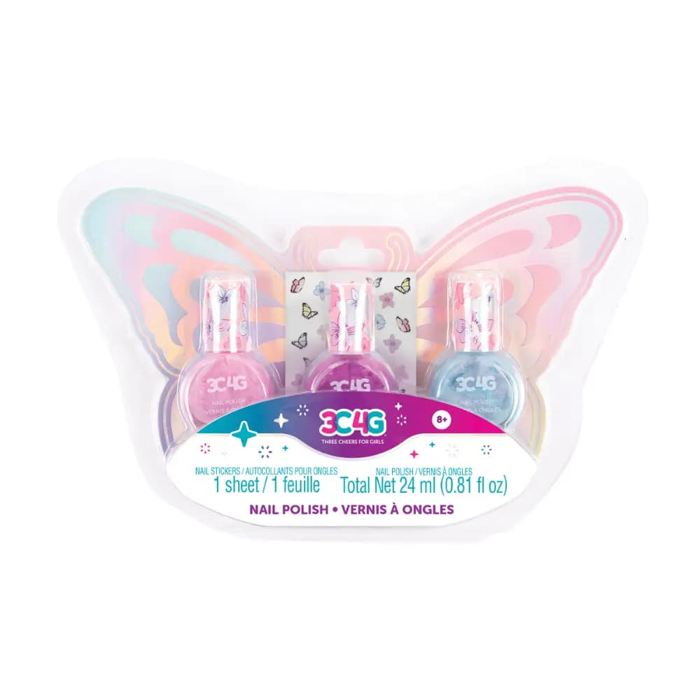 MAKE IT REAL - Butterfly Nail Polish Trio