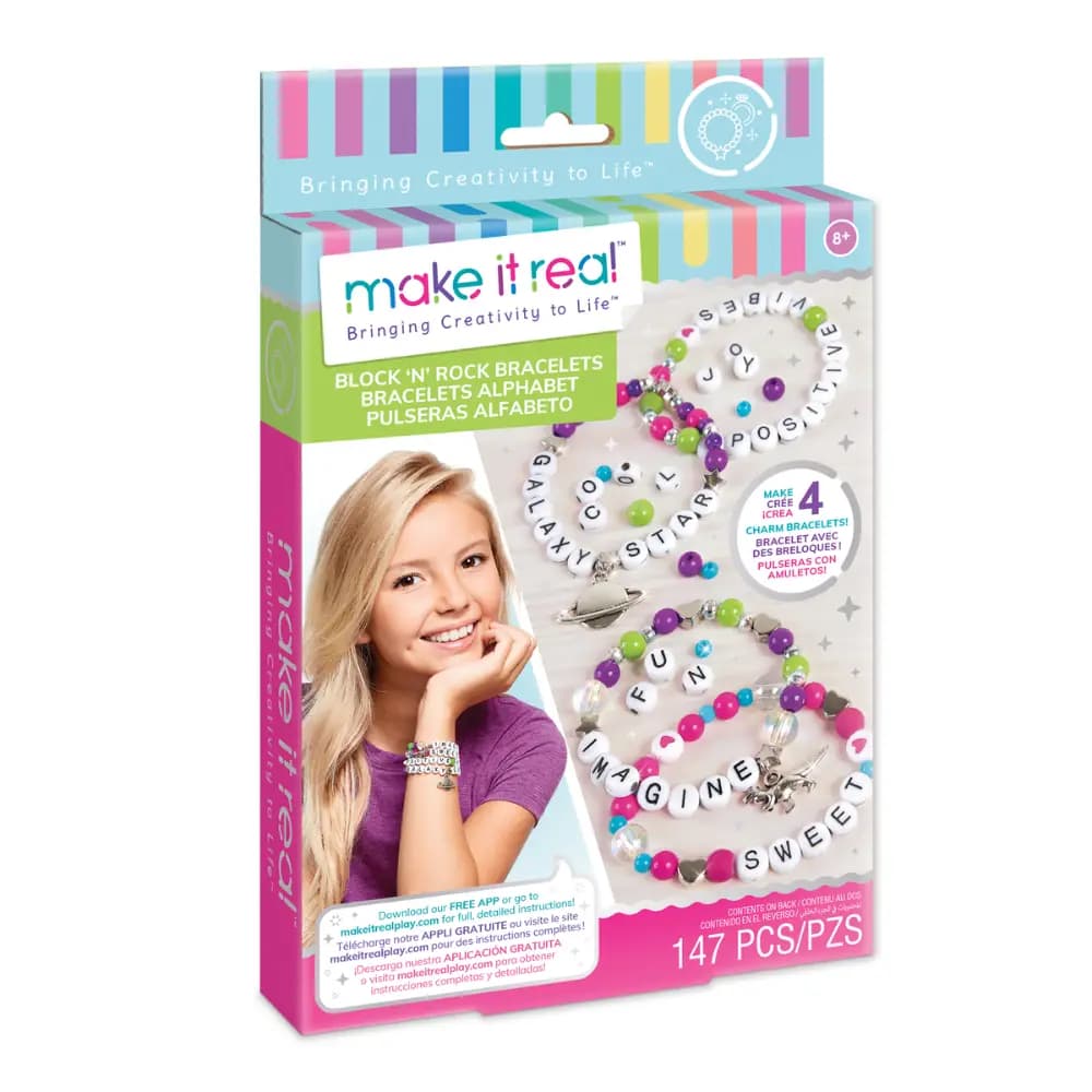 MAKE IT REAL - Block ‘N Rock Charm Bracelets