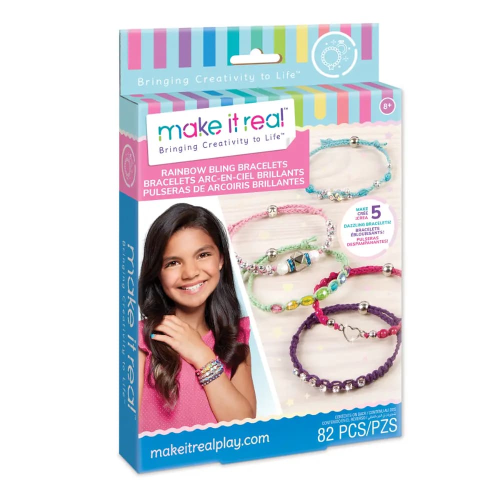 MAKE IT REAL - Rainbow Bling Bracelets