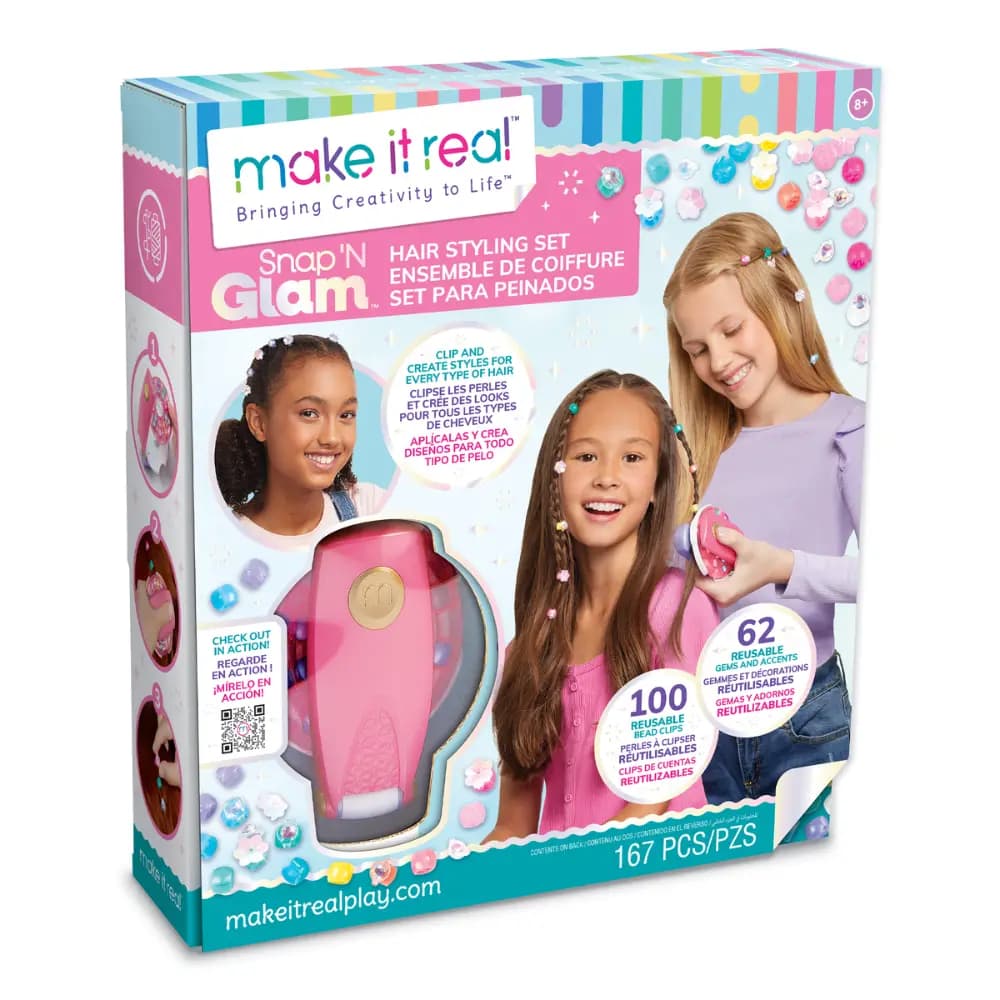 MAKE IT REAL - Snap n' Glam Hair Styling Set