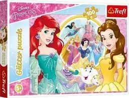 Trefl Puzzles 100 Glitter bella /ariel