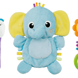 WINFUN - Elephant Comforter Rattle Set