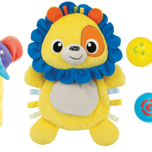 WINFUN - Lion Comforter Rattle Set