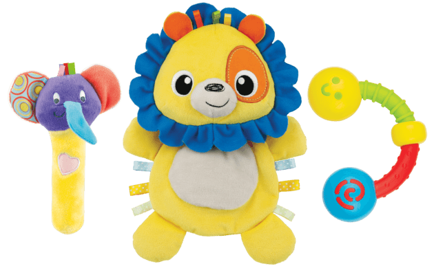 WINFUN - Lion Comforter Rattle Set