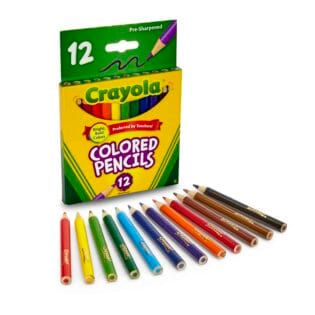 12 Half Length Coloured Pencils - Image 3
