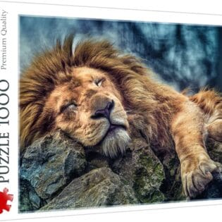 Puzzles - "1000" - Sleeping lion / 500 px