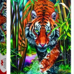 Puzzles - "1000" - Grasping tiger