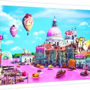 Puzzles - "1000 Funny Cities" - Sweets in Venice