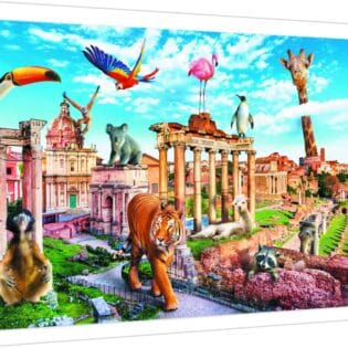 Puzzles - "1000" Funny Cities -  Wild Rome