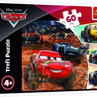 Puzzles - "60" - Lightning McQueen with friends / Disney Cars 3