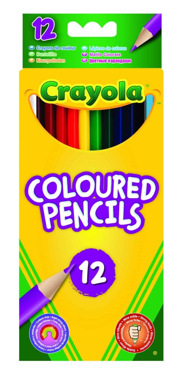 12 Coloured Pencils