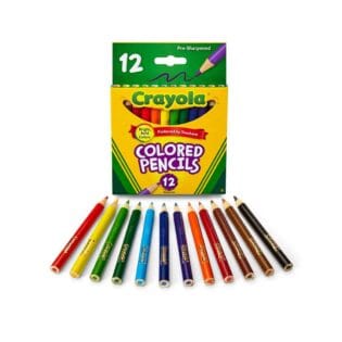 12 Half Length Coloured Pencils - Image 2