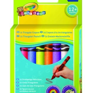 16 Triangular Crayons