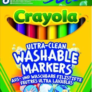 8 Ultra Clean Broadline Washable Markers