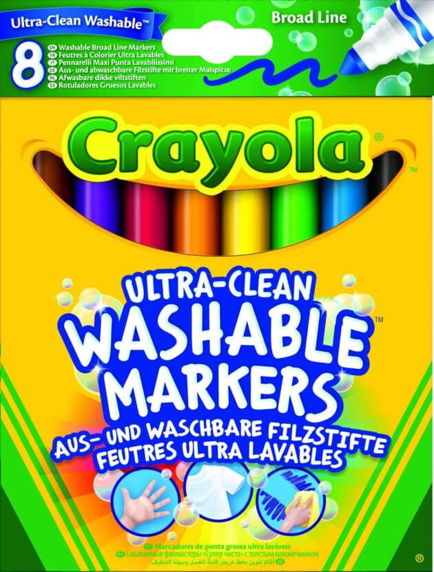8 Ultra Clean Broadline Washable Markers