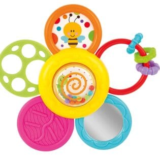 WINFUN - Daisy Spin Rattle 'N Teether